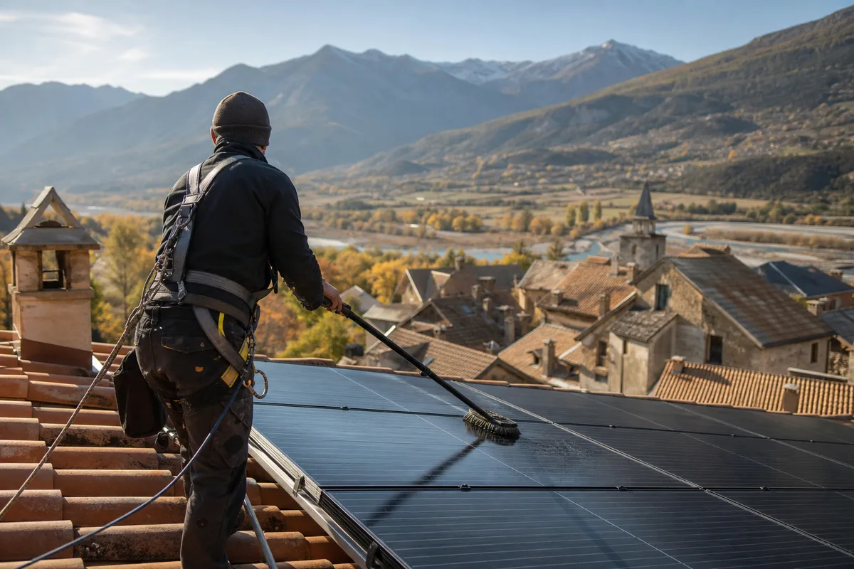 Entretien des panneaux à Châteauroux-les-Alpes : à quelle fréquence dans l'Embrunais, entre Durance et Écrins