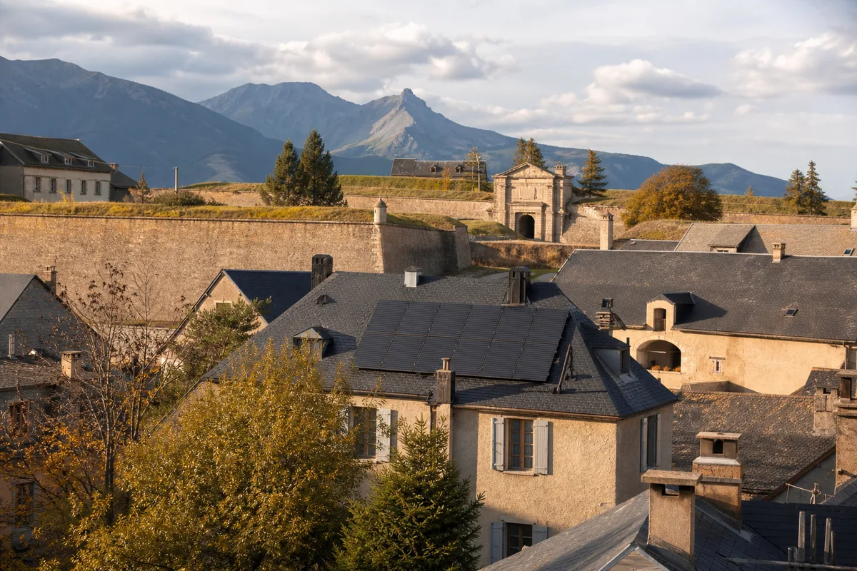 Panneau solaire Mont-Dauphin (05600) : installation photovoltaïque